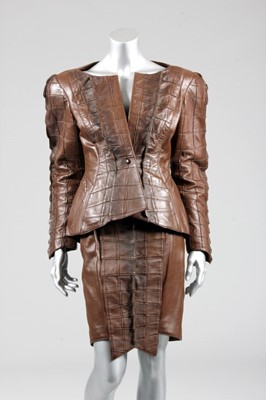 Lot 225 - A Thierry Mugler faux crocodile leather...