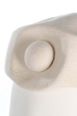 Lot 109 - A Christian Dior white felt 'space age' hat,...