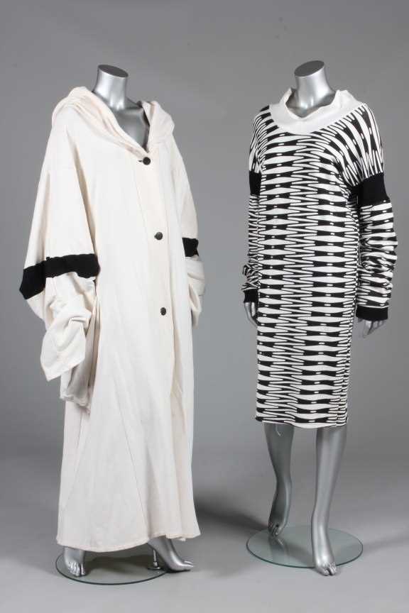Lot 215 - A Body Map black and white printed cotton