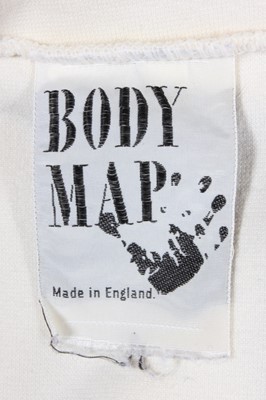 Lot 217 - A Body Map white stretch velvet and black...