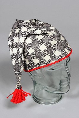 Lot 219 - A rare Leigh Bowery printed cotton pyjama suit,...