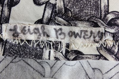 Lot 219 - A rare Leigh Bowery printed cotton pyjama suit,...