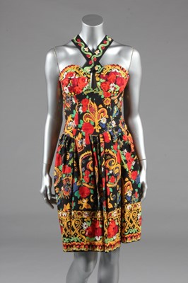 Lot 246 - A Christian Lacroix printed cotton cocktail...