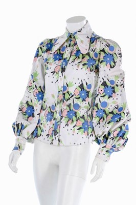 Lot 122 - Two Quorum shirts with Celia Birtwell prints,...