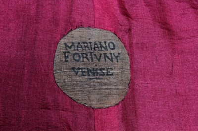 Lot 66 - A fine and rare Mariano Fortuny stencilled...