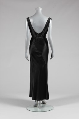 Lot 79 - An Alfred Lenief couture bias cut evening gown...