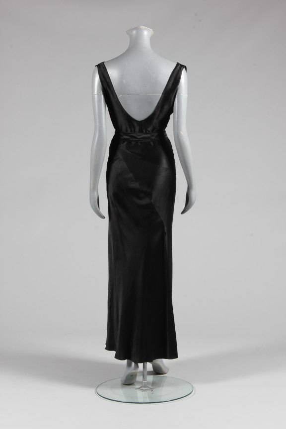 Lot 79 - An Alfred Lenief couture bias cut evening