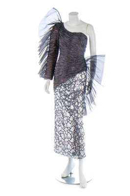 Lot 142 - A Loris Azzaro evening gown, late 1970s-early...