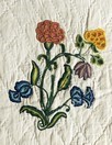 Lot 75 - 5% TI VAT PAYABLE ON THIS LOT An embroidered...