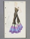 Lot 254 - Lucien Lelong fashion designs, evening gowns,...
