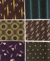 Lot 126 - A Claude Freres printed fabrics swatch book,...