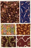 Lot 123 - A good printed wools and gauze swatch book...