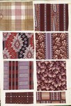 Lot 152 - `Indiennes, 1855', a book of printed cottons,...