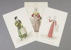 Lot 241 - Gatine hand coloured fashion enravings, French...