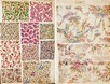 Lot 147 - A good and large book of printed wools and...