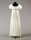 Lot 357 - A whitework embroidered gown circa 1810,...