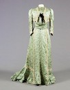 Lot 403 - Three stylish printed silk day dress, circa...