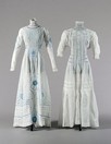 Lot 397 - Two fine summer gowns, circa 1910, one of...