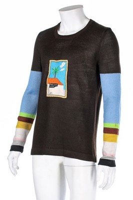 Lot 135 - 'The Ritva Man' David Hockney cotton sweater,...
