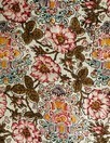 Lot 362 - A printed wool challis gown, the fabric...