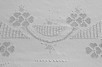 Lot 170 - A linen tablecloth with pulled and drawn...