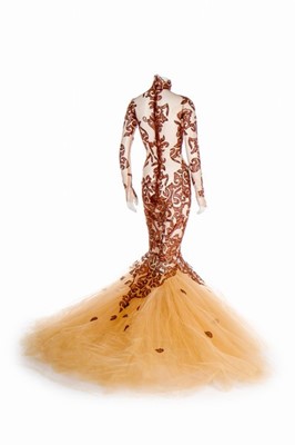 Lot 231 - A Jean-Louis Scherrer by Stephane Rolland nude-...