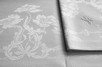 Lot 168 - Two large and fine damask tablecloths, early...