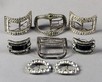 Lot 282 - A group of shoe buckles, mainly late 18th...