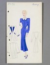 Lot 249 - Lucien Lelong fashion designs, gowns, summer...