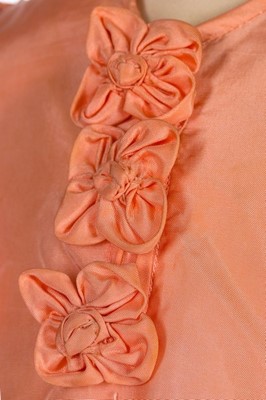 Lot 13 - Princess Elizabeth's pink rayon party dress,...