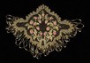 Lot 275 - An unusual embroidered lace cap, probably...