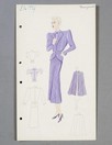 Lot 246 - Lucien Lelong fashion designs, ensembles,...
