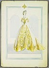 Lot 127 - A fine Norman Hartnell court gown design for H....