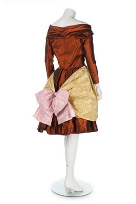 Lot 176 - A Christian Lacroix couture tricolour taffeta...