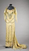 Lot 101 - A Callot Soeurs sequinned lace ballgown, circa...