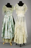 Lot 109 - Two young girls' dresses, circa 1916-18, one...