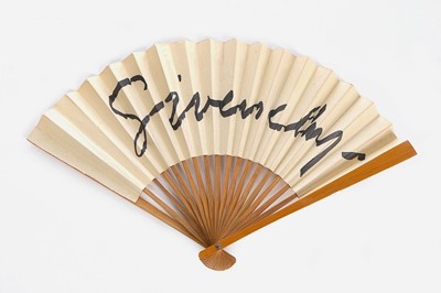 Lot 189 - A Japanese fan, autographed by Hubert de...