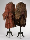 Lot 92 - Two woven Paisley dolman capes, circa 1880,...