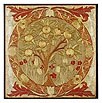 Lot 16 - A Morris & Co. embroidered picture, English,...