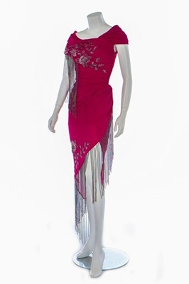 Lot 239 - A Gianni Versace 'shawl' dress, circa 1990,...