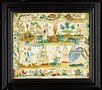 Lot 9 - A fine embroidered panel, English, circa 1660,...