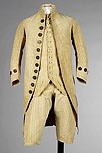 Lot 170 - A gentleman's woven velvet suit, circa 1770-80,...