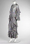 Lot 266 - An Ossie Clark "Ziggy" printed grey chiffon...