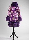 Lot 315 - A Christian Dior purple fox and chinrose weave...