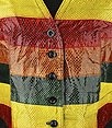 Lot 270 - An Ossie Clark patchwork snakeskin waistcoat,...