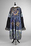 Lot 49 - A good embroidered formal robe (chi'fu), mid...