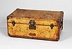 Lot 149 - A Louis Vuitton leather cabin trunk, late 19th...