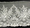 Lot 73 - A good dress flounce of applied Brussels...