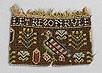 Lot 133 - A beadworked purse, English, dated 1628, the...