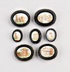 Lot 25 - Seven micro-mosaic buttons, Italian, first...